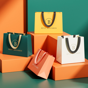 手提袋订做包装袋纸袋定制logo高档购物服装衣服袋子高级感礼品袋