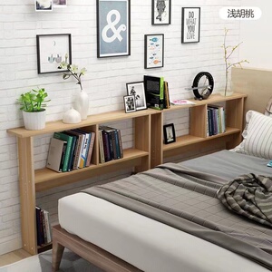 卧室空间利用神器床边靠墙夹缝长条桌置物架床尾收纳柜子超薄书架
