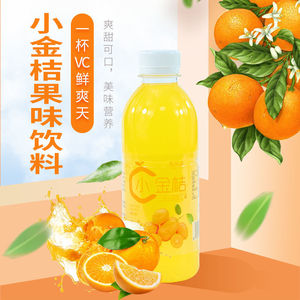 【包邮】小金桔饮料整箱24瓶*360ml网红维c饮品清爽畅快解腻果汁