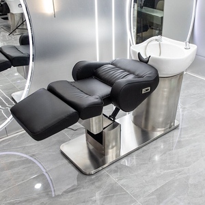 洗头躺椅理发店电动洗头床发廊专用美容美发陶瓷盆洗头发躺椅