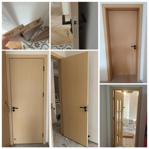 日式原木色木门卧室门套装门房门厨房门复合免漆门家用现代简约