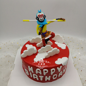 定制悟空翻糖蛋糕  孙悟空生日蛋糕    北京上海天津