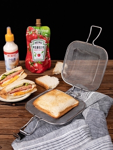 三文治模具三明治早餐吐司机面包烤夹烘培料理烤箱模具家用304