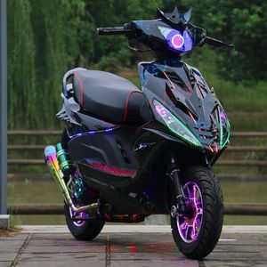 鬼火雅马哈踏板车整车125cc摩托车爆改助力车150巧格机车战速幽灵