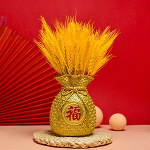 lijie131412淘宝痕迹仿真谷穗猫尾谷田园乡村小米谷子假麦穗个性