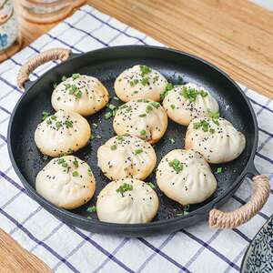 铁板烧平底锅生铁锅煎饼锅传统老式无油烟多功能烙饼锅家用小型