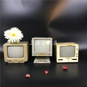 上海老物件 迷你黑白电视机超品相电视机不能用摆设小号5.5寸米
