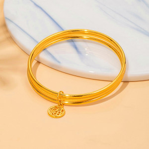 三生三世手镯周大福金