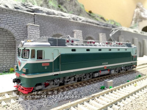 日本购99n27火车模型 ho 1/87 全铜韶山ss1型电力机车 大号后期
