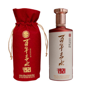 百年赤水 1921伟业(30)酱香型白酒茅台古镇纯粮食酒53度礼袋装2瓶