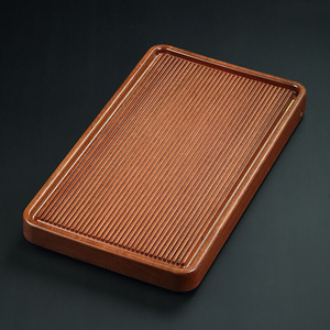 托盘茶水托盘拖盘放杯子的托盘杯盘花梨实木茶盘整块原木中式家用