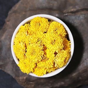 徽州皇菊散装婺源小黄菊花茶清热泡茶特级黄山贡菊胎菊花枸杞茶叶