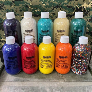 水弹瓶装彩色5万粒吸水弹水弹珠水晶弹子弹7-8mm吸水子弹水蛋珠