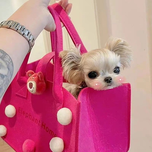 约克夏专用外出便携包带小狗狗出门背包装小体犬遛狗包小型犬用品
