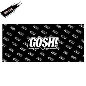 gosh毛巾 嘻哈hiphop说唱潮牌gai王齐铭头巾应援运动定制毛巾 gos