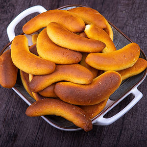 东北岫岩特产传统老式羊角酥糕点怀旧零食小吃手工点心饼干法面饼