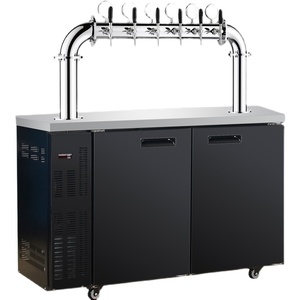 玖田6头8啤酒机扎啤机冷藏制冷机风冷精酿啤酒设备商用酒吧生啤机