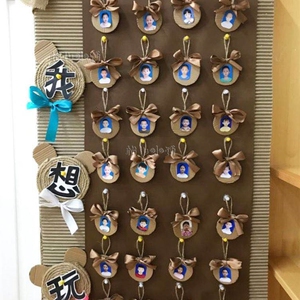 幼儿园区域挂牌活动区角入园进区卡墙饰班级教室布置环创装饰材料