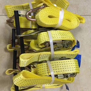 清障车绑带 5吨7吨平板拖车捆绑带救援车轮胎固定绳 轿运车紧绳器