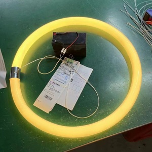 led360度发光亚克力圆弧形光管圆管吊灯环形圆环弯曲拼接造型灯管