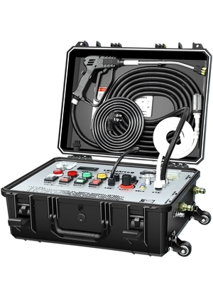 乐善家电管道清洗一体机全自动脉冲地暖清洗机e高压高温蒸汽清洁