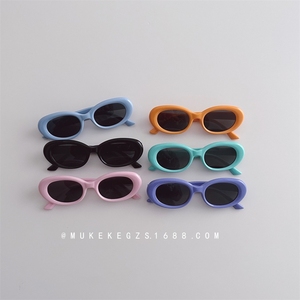 高级感儿童墨镜 新潮款防紫外线复古偏光眼镜男女童时尚太阳镜
