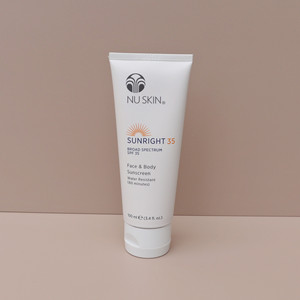 nuskin美国如新晒特丽防晒霜spf35防晒乳隔离全身可用到2023年6月