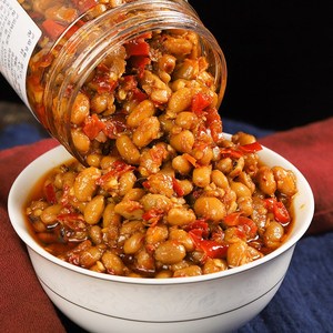 酱豆子安徽特产阜阳香辣淮南徐州正宗腊八豆瓶装下饭菜湖南香辣酱