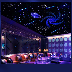 星空顶吊顶天花板影音室ktv酒吧卧室美发店简约现代led光纤满天星