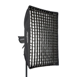 神牛栅格柔光箱60*90/70*100/80*120cm/摄影棚长方形柔光箱带网格