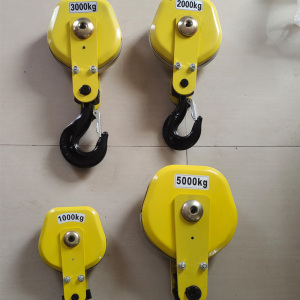 cd1钢丝绳电动葫芦吊车下钩10吨下勾欧式加重型吊钩滑轮组低净空