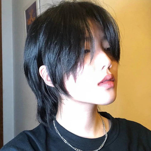 360人付款淘宝正品假发女短发超a韩国酷帅气中性圆脸少女发型全头套