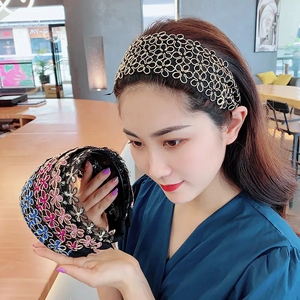 宽边遮白发发箍中老年刘海带齿防滑压发卡时尚透气头饰头围发带女