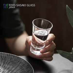 日本进口东洋佐佐木烈酒杯家用一口杯二两白酒杯玻璃杯日式清酒杯