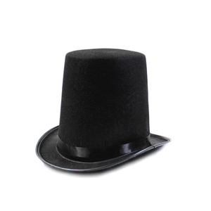 高礼帽绅士帽高帽魔术师帽魔术师帽子舞台道具男士成人演出帽英国