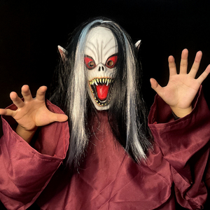 吸血鬼莫比亚斯头套恐怖吓人僵尸面罩密室鬼屋道具万圣节魔鬼面具