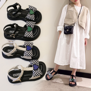 牧童女童凉鞋2022夏季新款时尚小女孩公主鞋软底儿童沙滩鞋休闲女