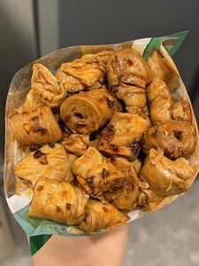 河南朝东鸡汁素肠香辣素鸡肠面20袋装素面筋烤面筋豆卷河南特产