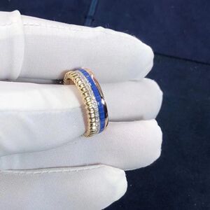 宝诗龙boucheron堡狮龙戒指纯18k金旋转宽窄版陶瓷转动情侣指环