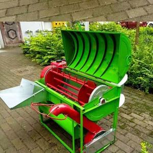 家用全喂入打谷机小型轻便水稻干水田脱粒机排草稻谷收割农用机械