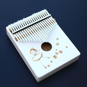 21音拇指琴kalimba卡林巴网红手指钢琴初学者便携式实木手拨乐器