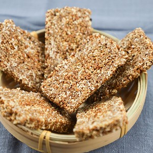 亚麻籽酥传统糕点营养休闲美食恩施特产米花酥糖250g