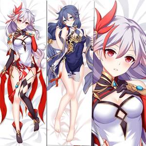 崩坏学园等身抱枕 炽翎符华二次元宅男双面长条全身同人大睡枕套