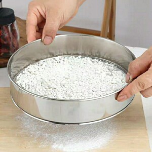 304不锈钢60目面罗面粉筛手持式家用烘焙筛网超细过滤网筛细筛子