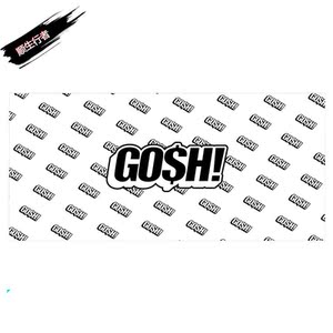 gosh毛巾嘻哈hiphop说唱潮牌gai王齐铭头巾应援运动定制毛巾gosh