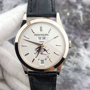 二手正品百达翡丽手表复杂功能时计5396g男士印记白金自动机械表