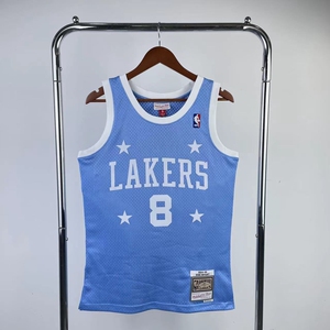 mn湖人队8号24号kobe科比球衣复古退役34奥尼尔涂鸦罗德曼魔术师
