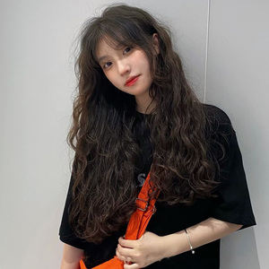 羊毛卷假发女长发蓬松自然玉米烫长卷发全头套甜美可爱仿真假发套