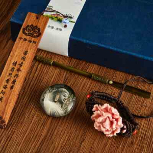 风起洛阳礼物花会旅游礼品工艺品纪念品特产铲牡丹龙门石窟白马寺