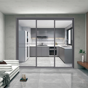 享裕安门窗灵动35窄边推拉门厨房客厅阳台玻璃门隔音定制移门定制